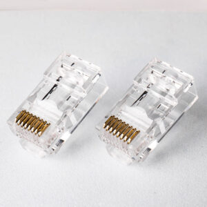 Cat6-Pass-Through-RJ45-Connector-Single-Row-8P8C-Modular-Plug