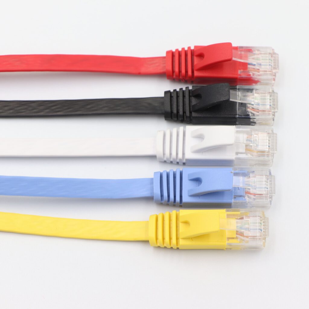 Cat6 Flat Ethernet Cable 6x1.4mm Ultra-Slim UTP Network Cord