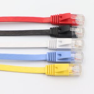 Cat6 Flat Ethernet Cable 6x1.4mm Ultra-Slim UTP Network Cord