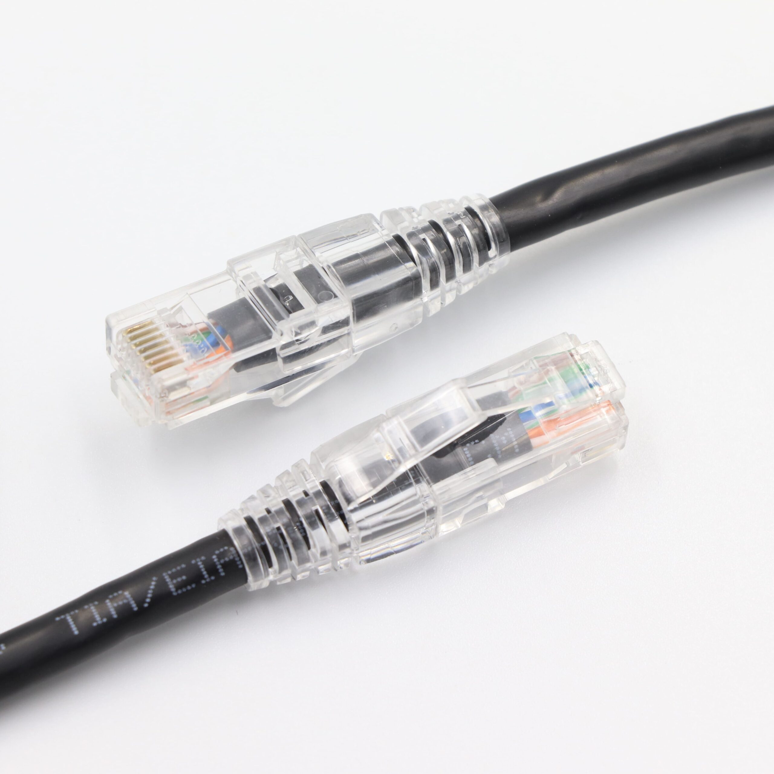 Cat6 UTP Ethernet Patch Cable - 1Gbps 250MHz Unshielded Round Network Cord with Customizable Molds, Colors, and Lengths Image 6 Variety of Snagless Mold Designs for Cat6 UTP Patch Cable