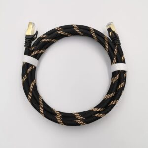 50u Gold-Plated RJ45 Connectors on Cat7 Shielded Patch Lead