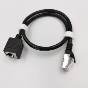 Cat6 Shielded Ethernet Extension Cable Male to Female Round Cord