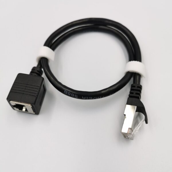 Cat6 Shielded Ethernet Extension Cable Male to Female Round Cord