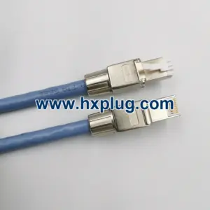 Configurable Cat8 Shielded Round Patch Cord with S-FTP Shielding for 40Gbps Infrastructure