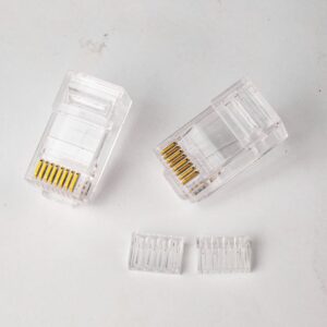 Cat6 two-piece unshielded modular plug with load bar overview