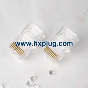 HXPLUG RJ50 Modular 10P10C Unshielded Plug for High-Density Serial Communication