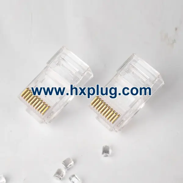 HXPLUG RJ50 Modular 10P10C Unshielded Plug for High-Density Serial Communication