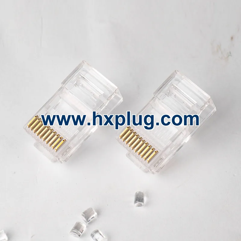 HXPLUG RJ50 Modular 10P10C Unshielded Plug for High-Density Serial Communication